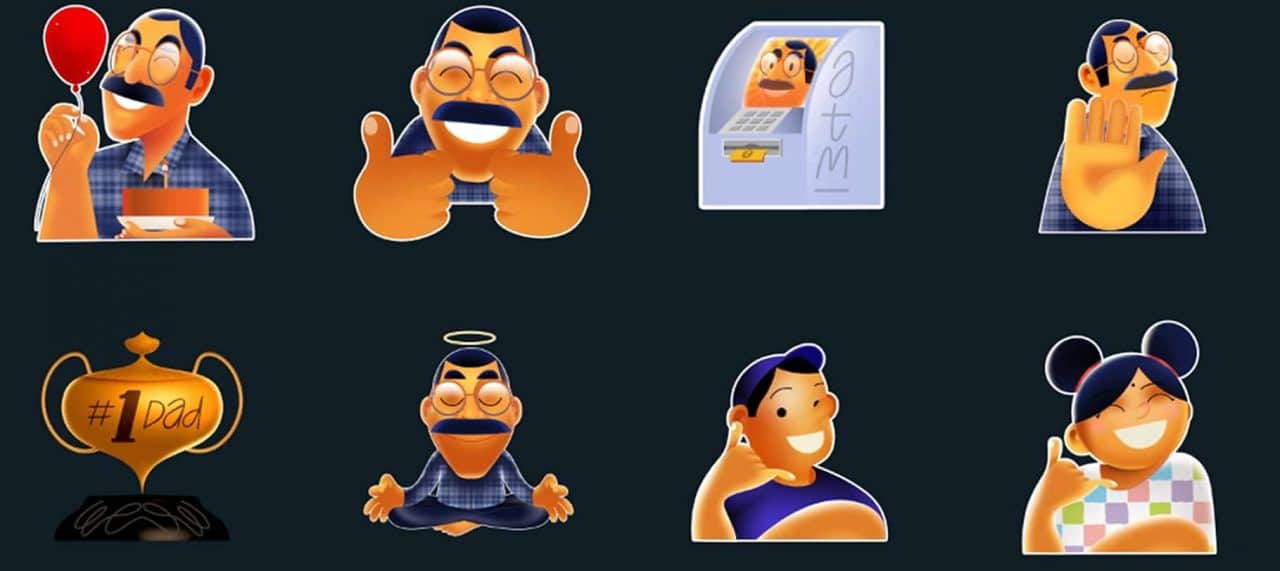 Pacotes de figurinhas do WhatsApp