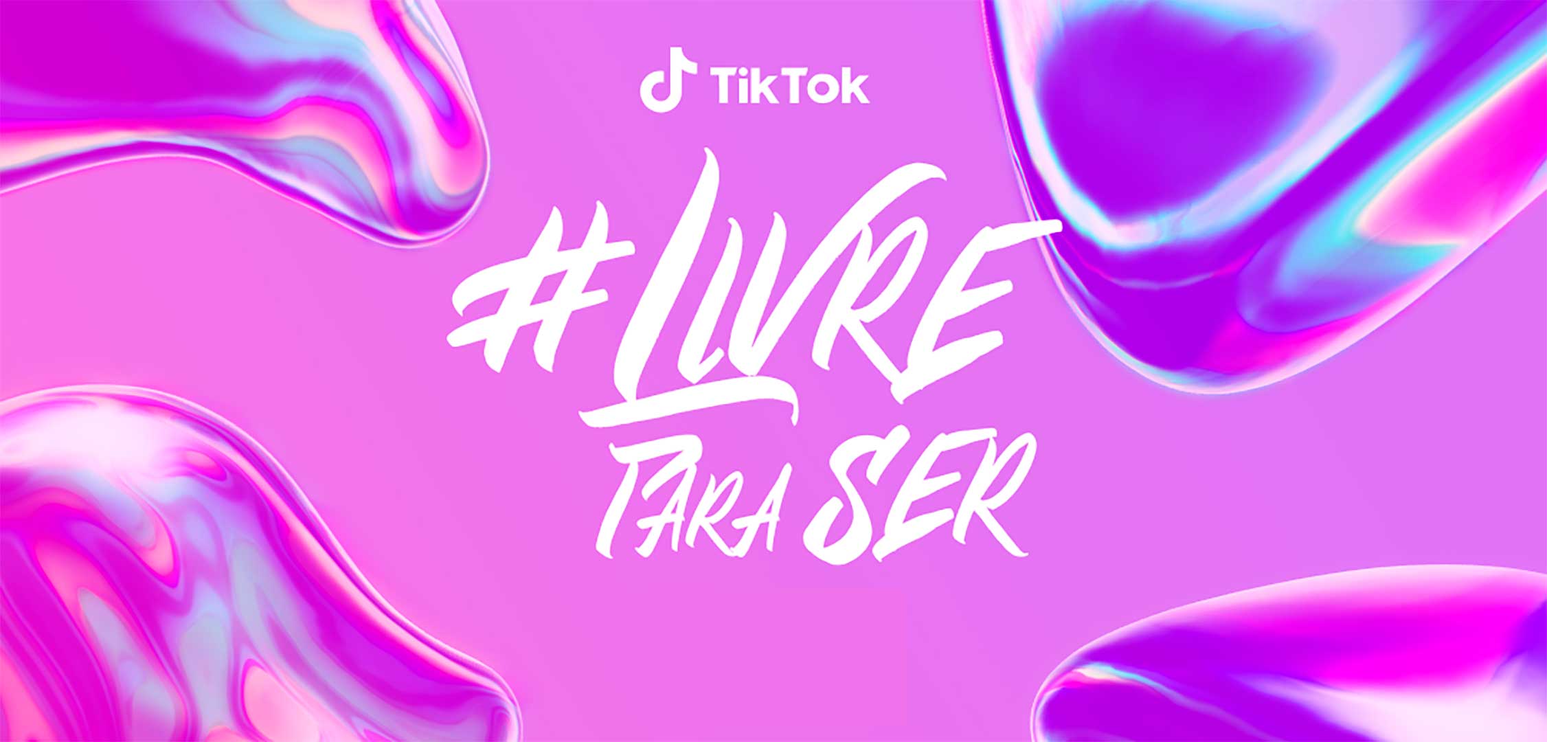 TikTok lança campanha em comemoração ao mês de orgulho LGBTQIA+. Imagem: TikTOk