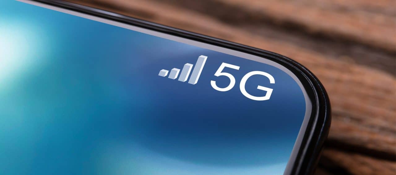 Smartphone com conectividade 5G