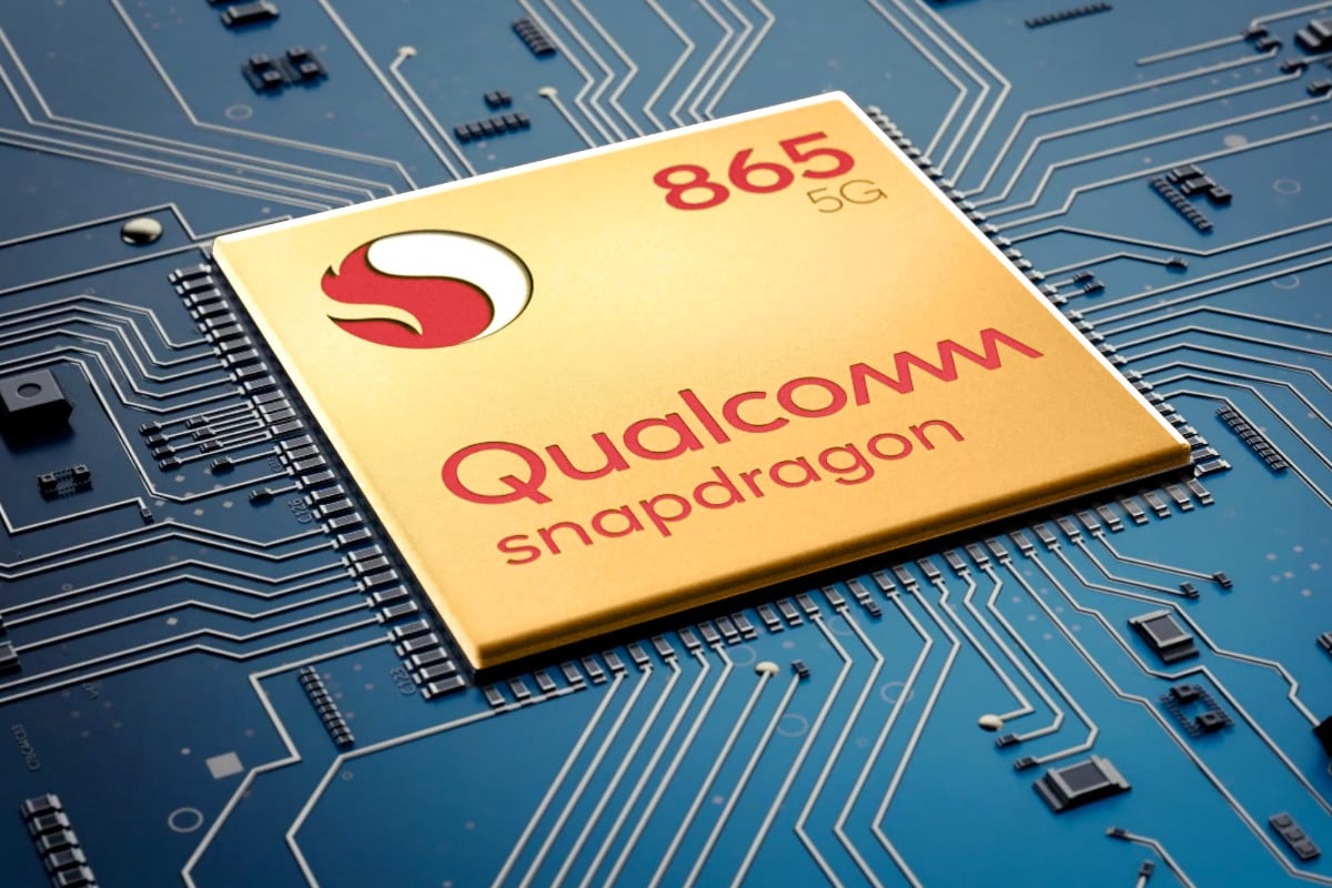 Imagem do chip Snapdragon 888