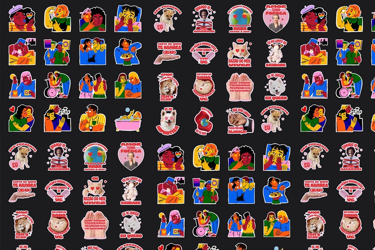 Sequencia de novas figurinhas do whatsapp