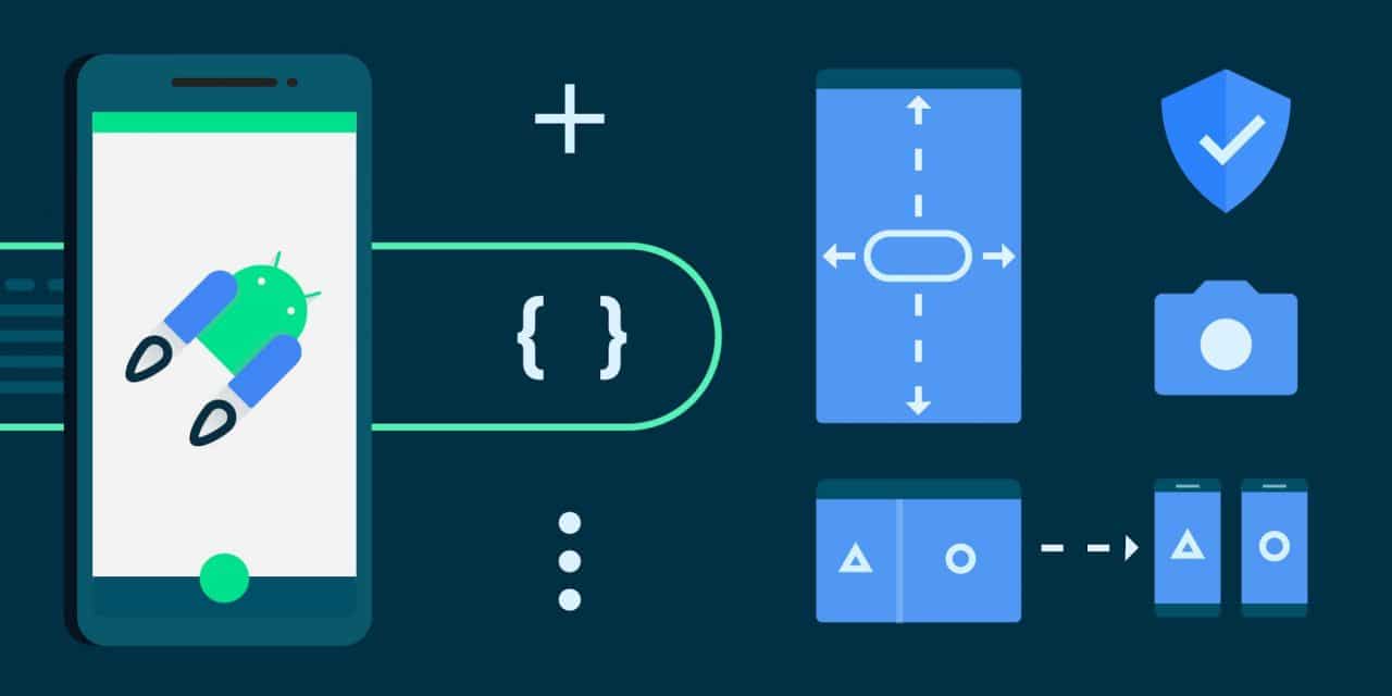 imagem ilustrando o desenvolvimento de um sistema operacional para a versão beta 2 do Android 12