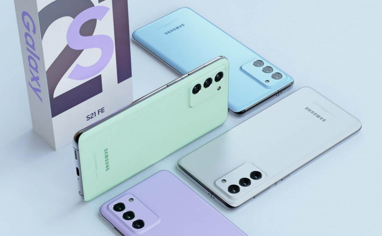 Imagem mostra Galaxy S21 FE, que pode ver a Samsung interromper a produção por falta de chips