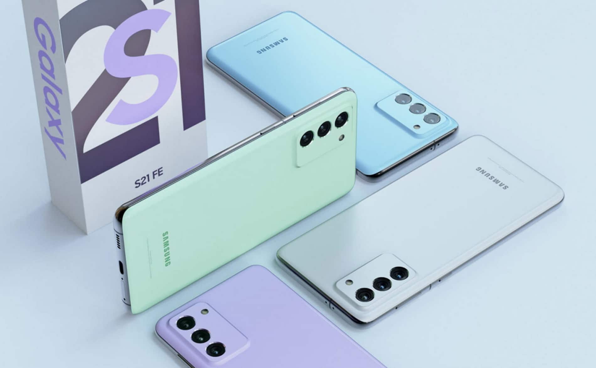 Imagem mostra Galaxy S21 FE, que pode ver a Samsung interromper a produção por falta de chips