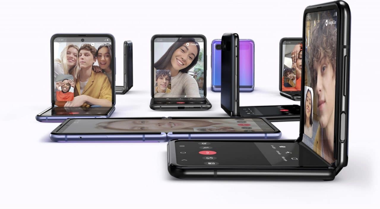 Celulares dobráveis Galaxy Z Flip, que poderão ser mais baratos em seus novos modelos