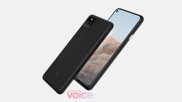 Imagem mostra como seria o design do Google Pixel 5a, que teria data de lançamento para agosto