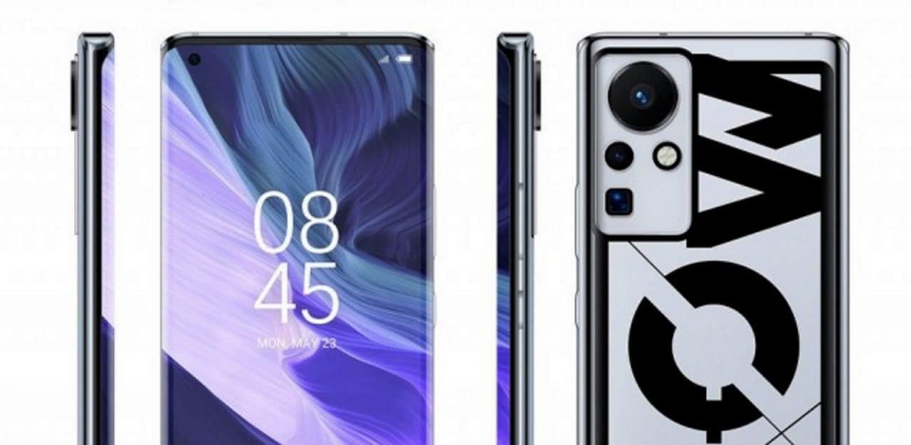 Imagem mostra render do futuro smartphone Infinix, que viria com carregamento de 160W