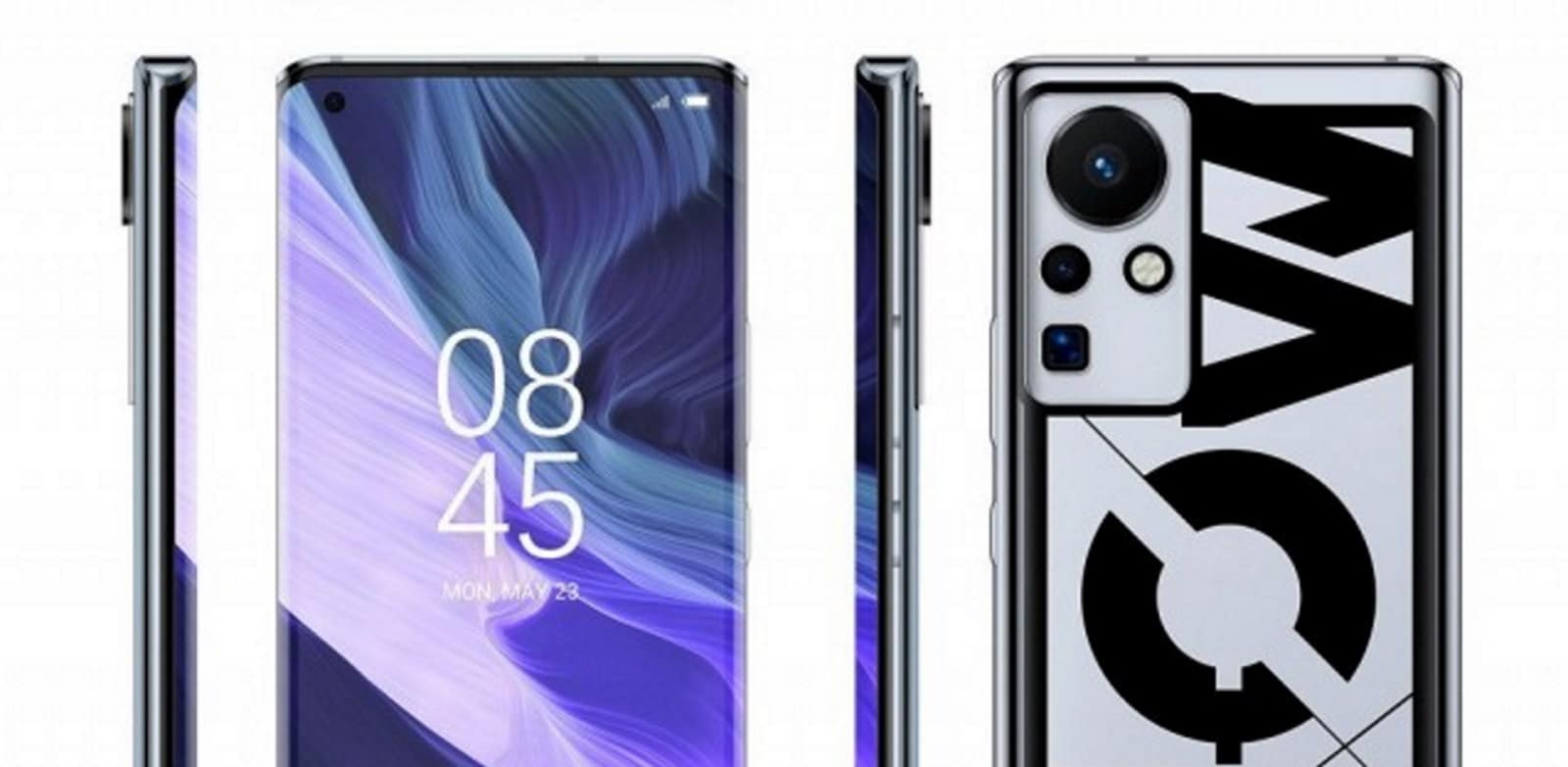 Imagem mostra render do futuro smartphone Infinix, que viria com carregamento de 160W