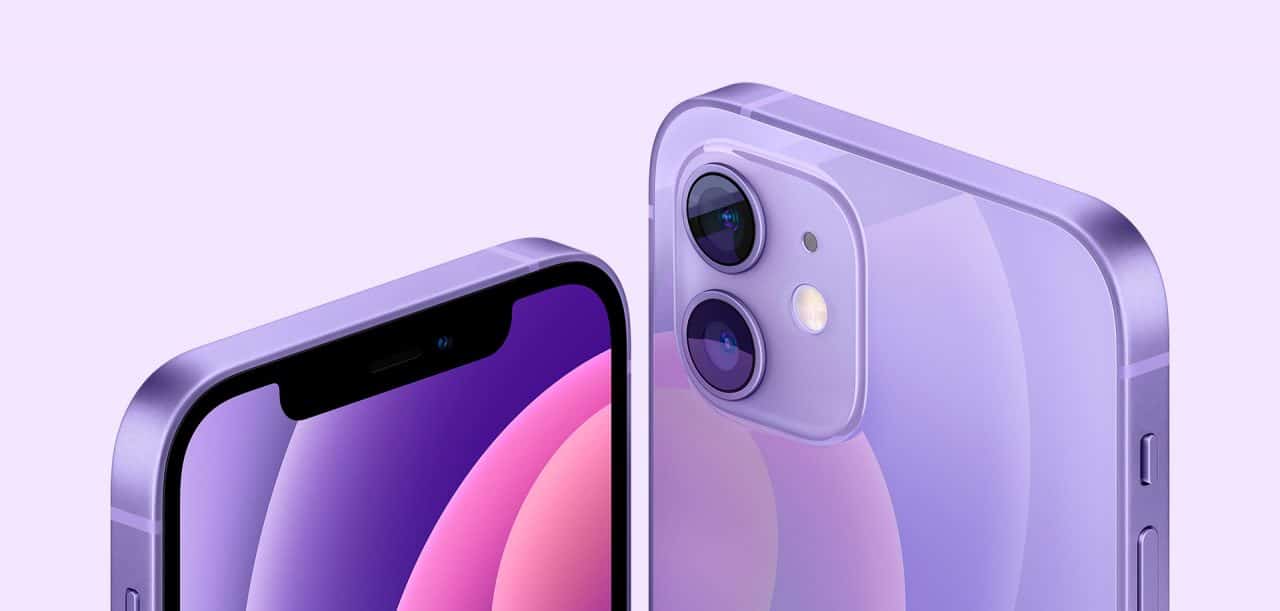 iPhone 12 roxo. iPhone 13 pode se chamar iPhone 12s