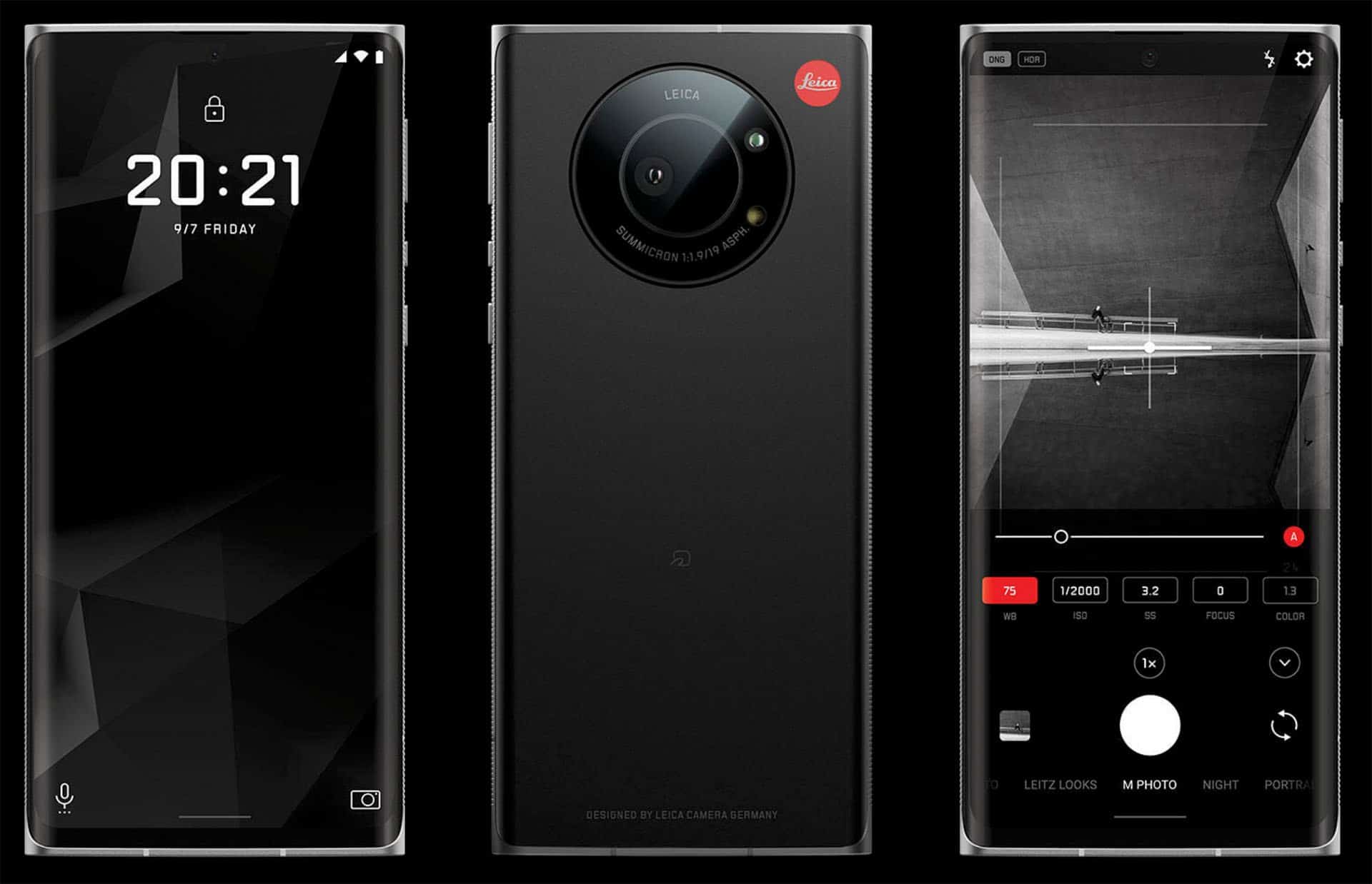 Imagem mostra primeiro celular da Leica em frente e verso