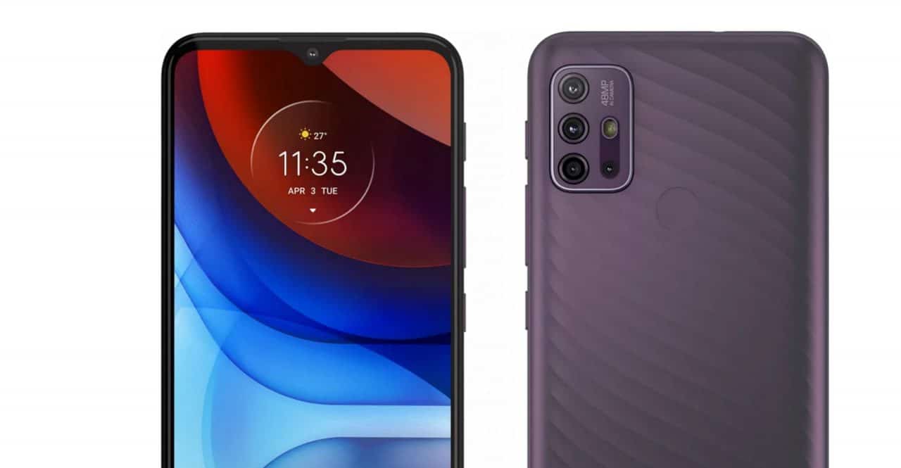Imagem mostra Lenovo K13 Note, celular de entrada que é o Moto G10 rebatizado