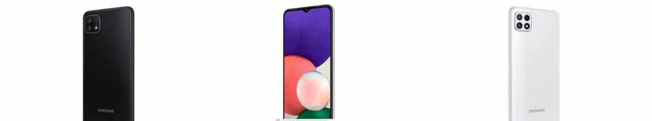 Imagem mostra Galaxy A22, smartphone mais barato com tecnologia 5G da Samsung