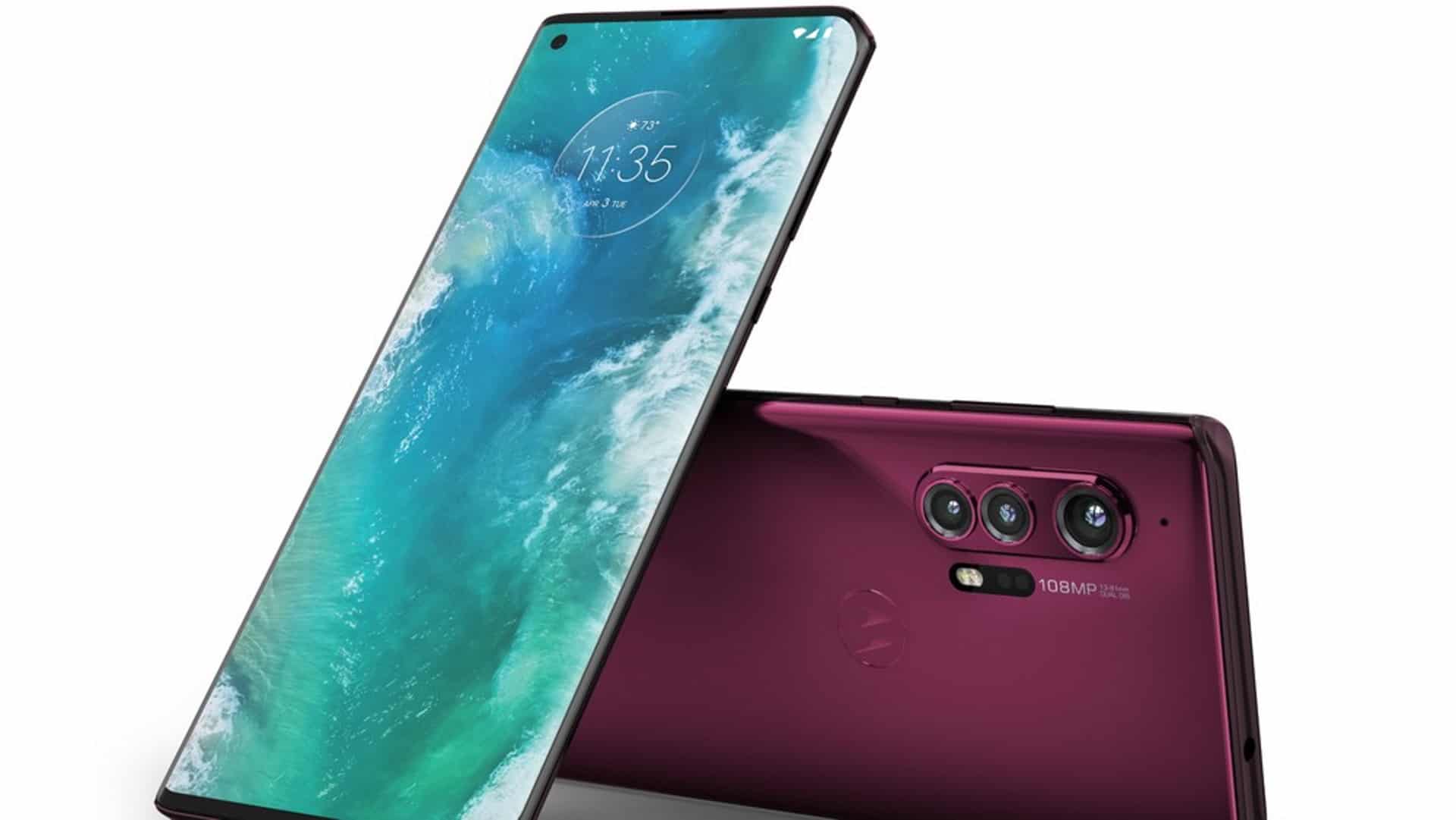 Imagem mostra primeira geração do Motorola Edge, que agora terá o Kyoto batizado como Edge 20 Lite