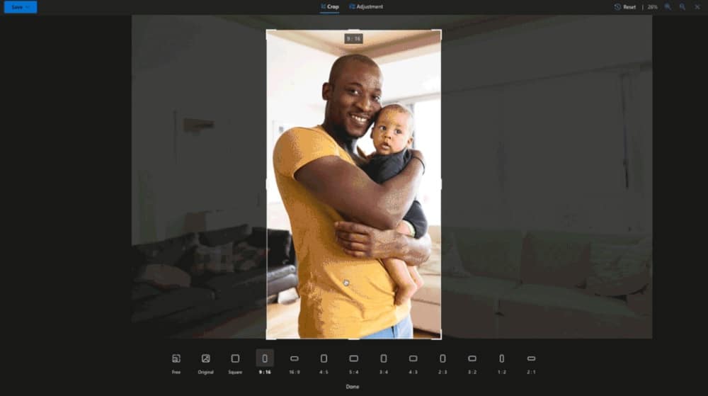 Novo recurso de edição de fotos no Microsoft OneDrive para Android
