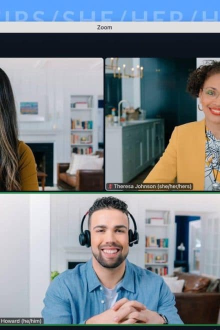 Zoom permite compartilhar pronomes que indicam gênero Zoom permite compartilhar pronomes que indicam gênero