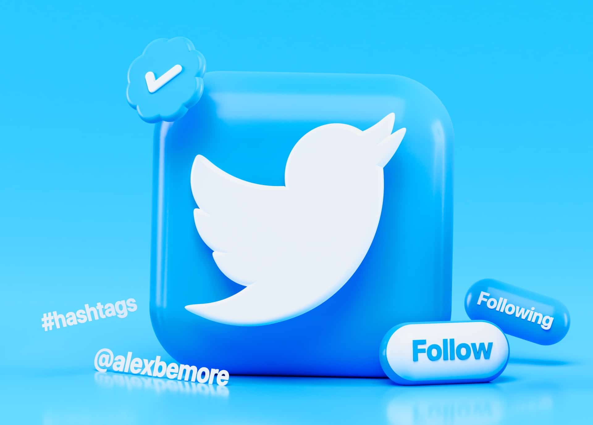 Imagem mostra selo do Twitter, que agora tem de volta o aceite por novos pedidos de verificação de contas