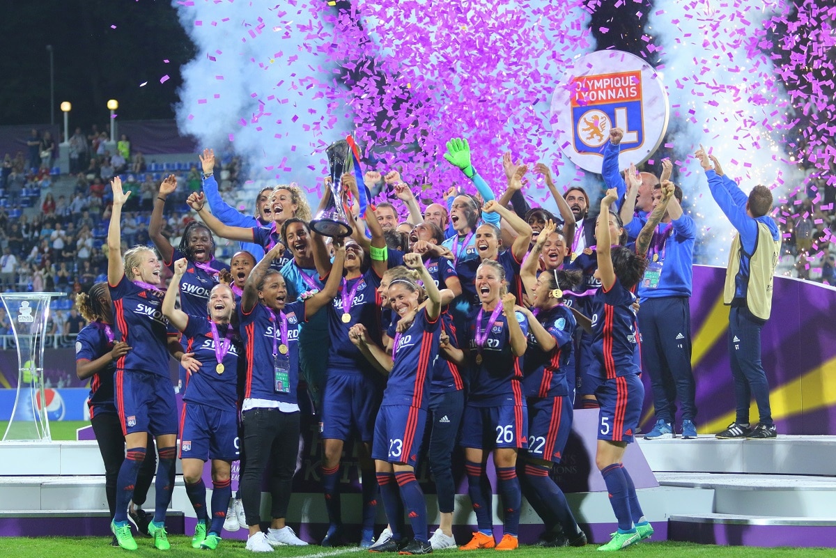Lyon, campeão da edição 2017/18 da Champions League feminina