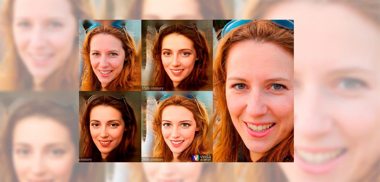 sequência de imagens do Voilá