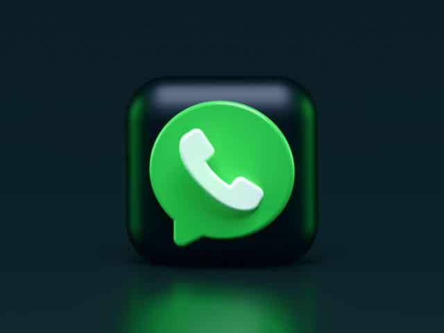 Imagem mostra logo do WhatsApp