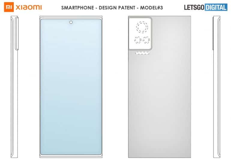 Design de projeto dos novos celulares Xiaomi