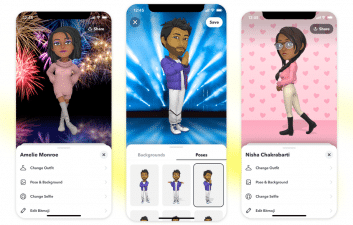 Bitmojis do Snapchat agora são em 3D