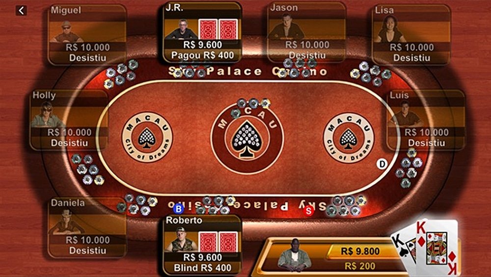 Jogo de poker para celular Texas Hold’em