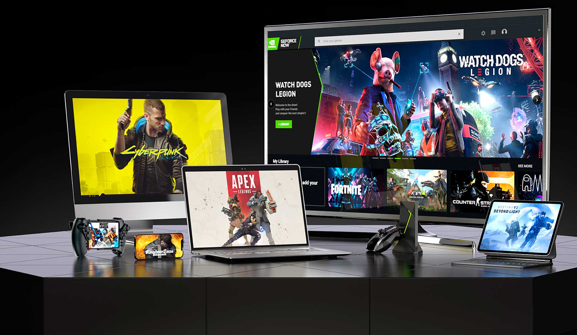 Geforce Now libera Ray Tracing para smartphones. Imagem: Nvidia