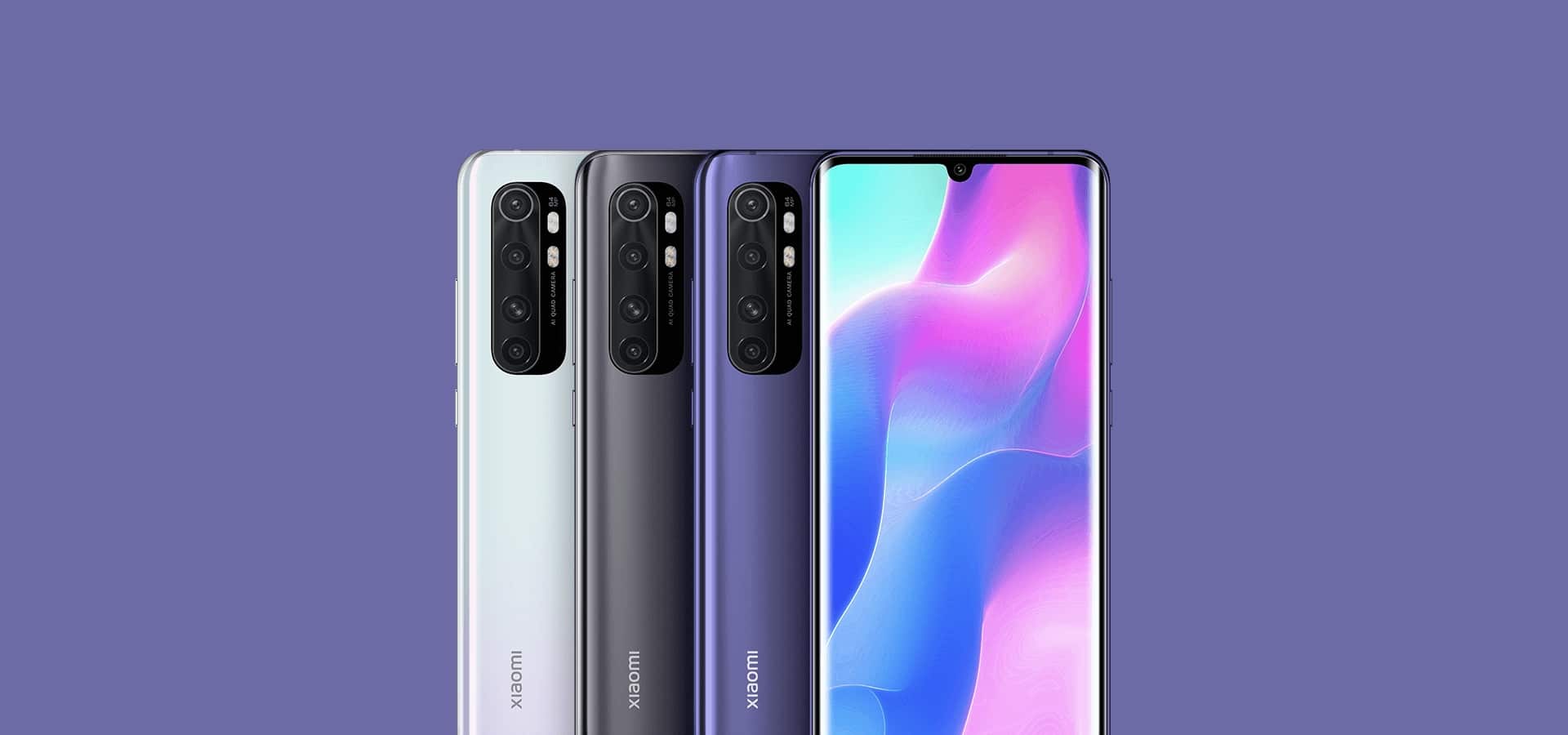 Xiaomi Mi Note 10 Lite, lançado ano passado e que pode ser sucedido pelo Mi Note 11