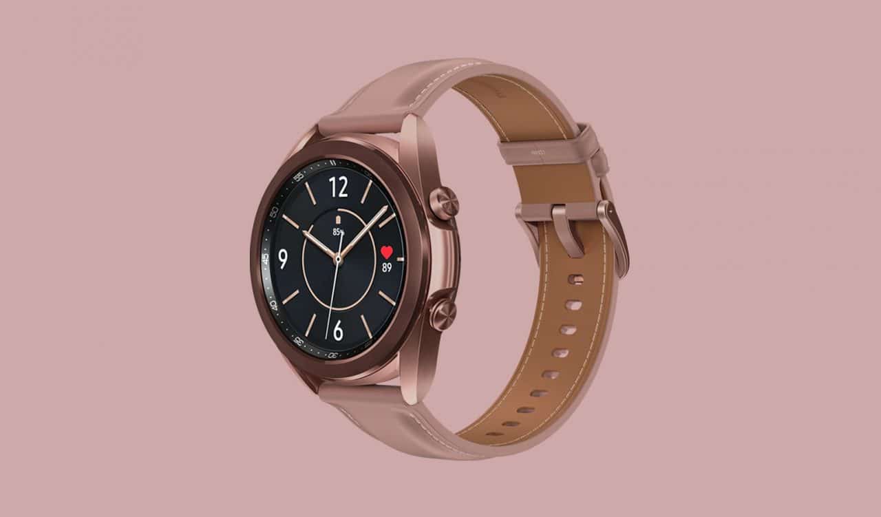 Galaxy Watch 3 que será sucedido pelo Galaxy Watch 4 e que possui metade de armazenamento que os novos relógios terão