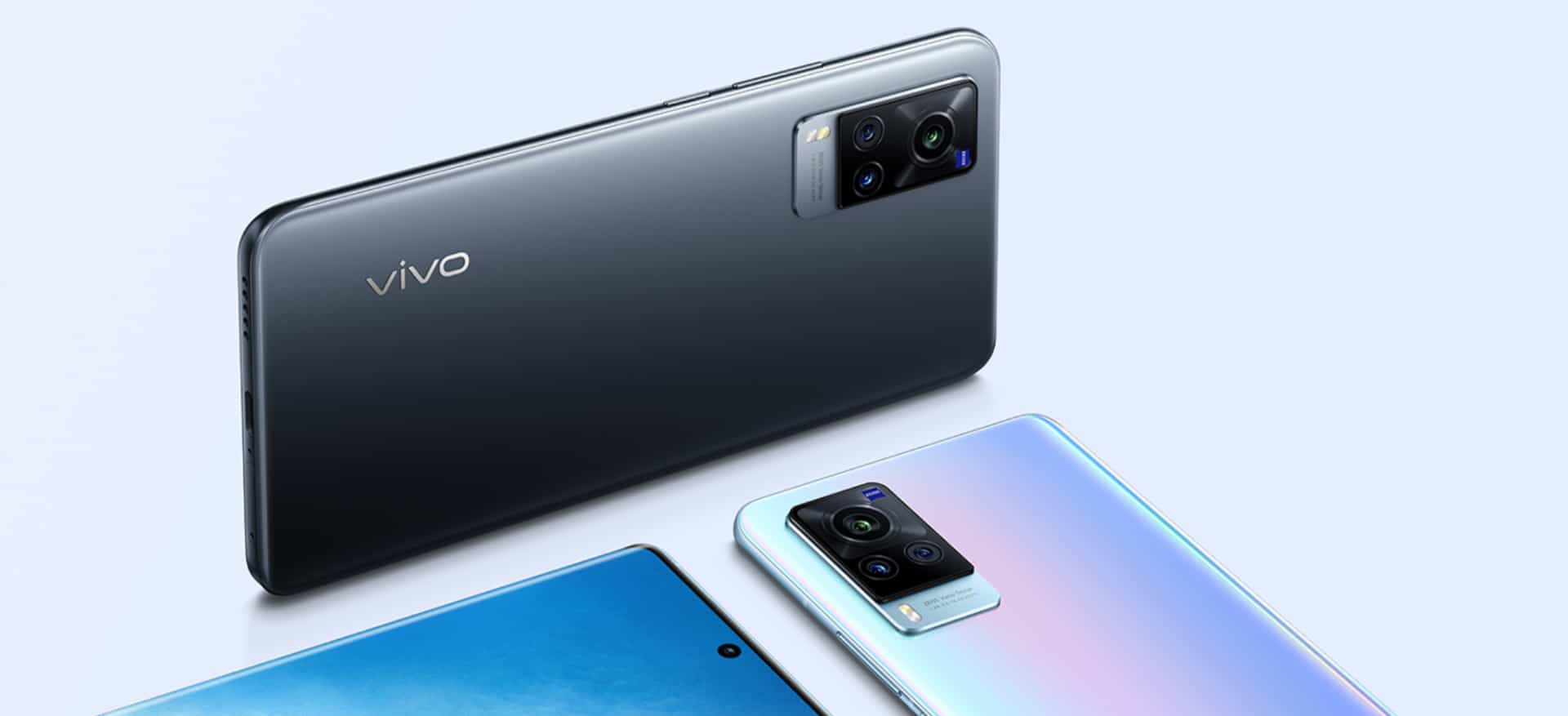 Imagem mostra celulares da série X60, da Vivo, que prepara o X70 com sensível melhoria nos recursos da câmera principal e hoje vazou no Geekbench