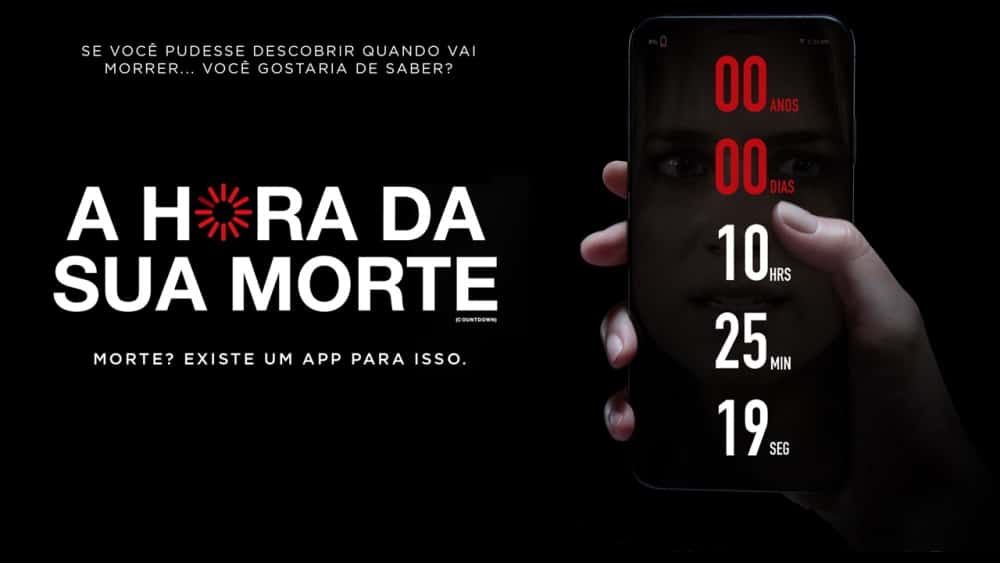 Imagem mostra capa do filme A Hora da Sua Morte, que tem app de celular como centro da trama
