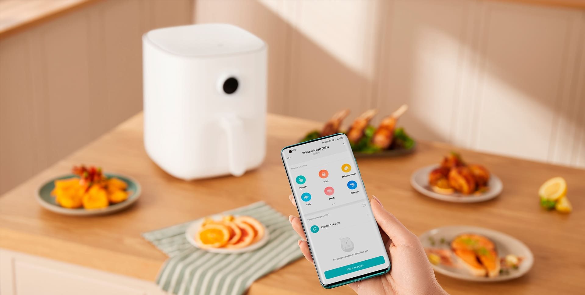 Air Fryer conectada, um dos lançamentos da Xiaomi
