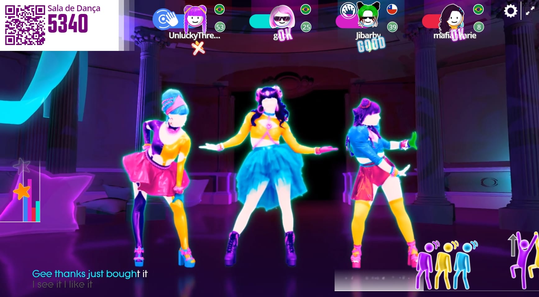Captura de tela do jogo Just Dance Now, grátis para celular
