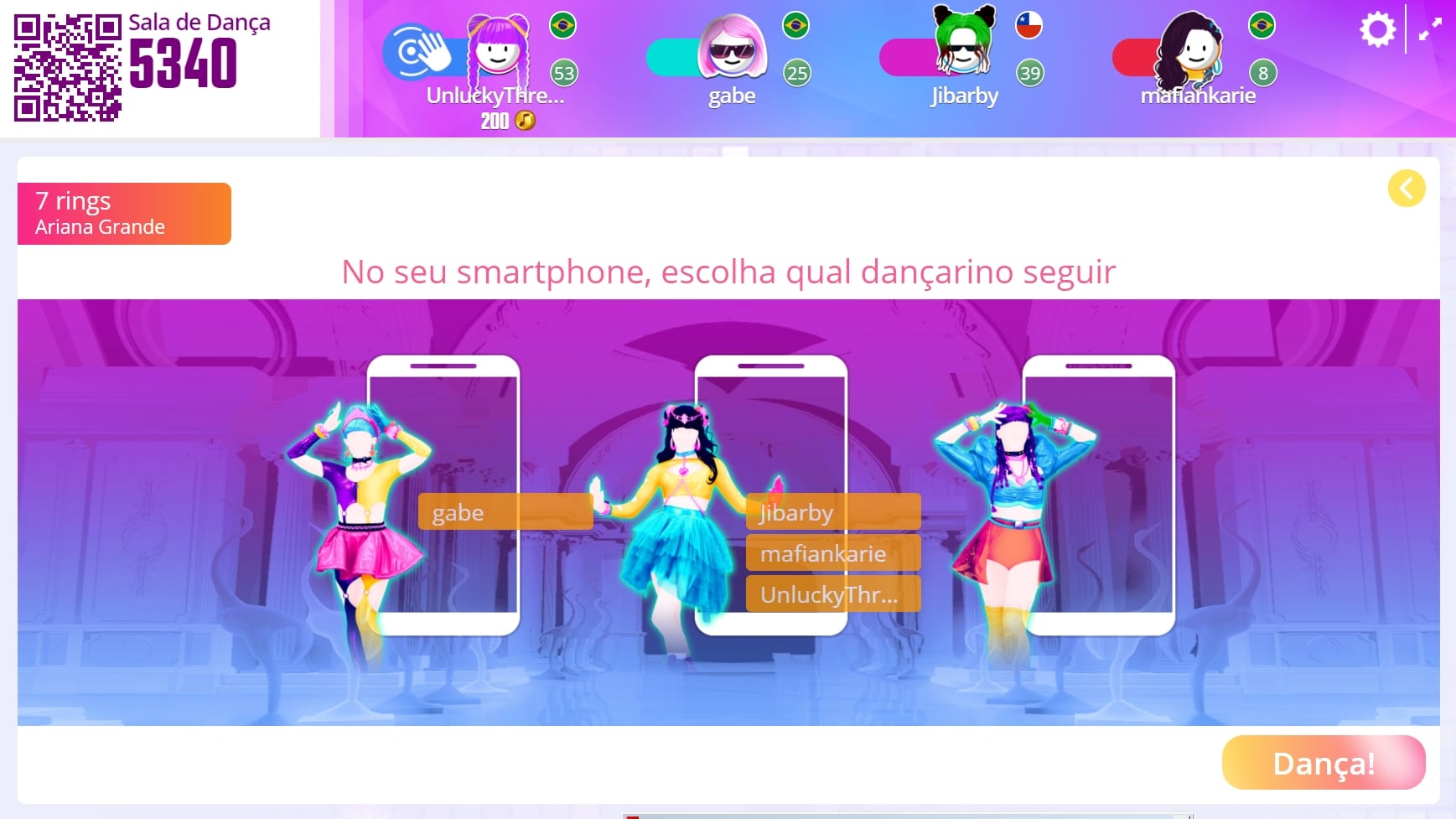 Captura de tela do jogo Just Dance Now, grátis para celular