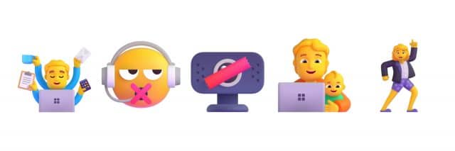 Microsoft novos emojis