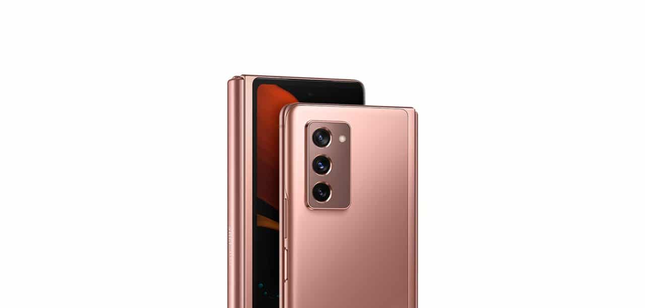 O smartphone dobrável da Samsung Galaxy Z Fold 2