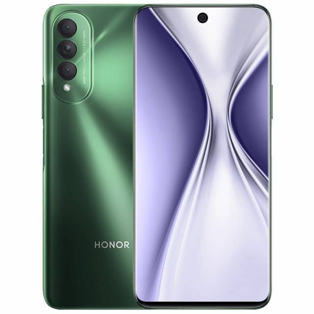 Imagem mostra Honor X20 SE na cor verde