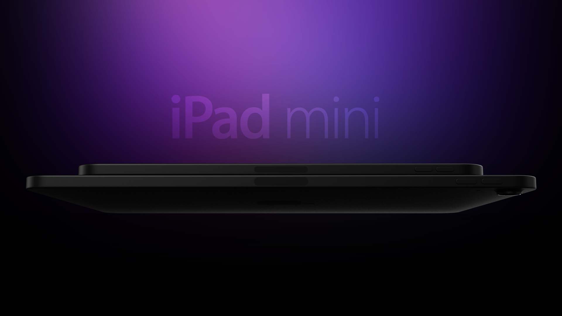 Renderização nessa imagem mostra como seria o iPad Mini após redesign expressivo