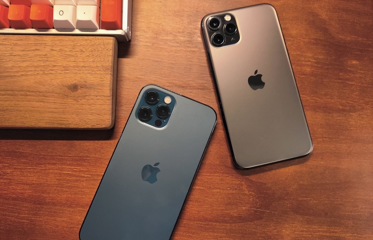 iPhone 12 Pro Max e iPhone 11 Pro Max lado a lado