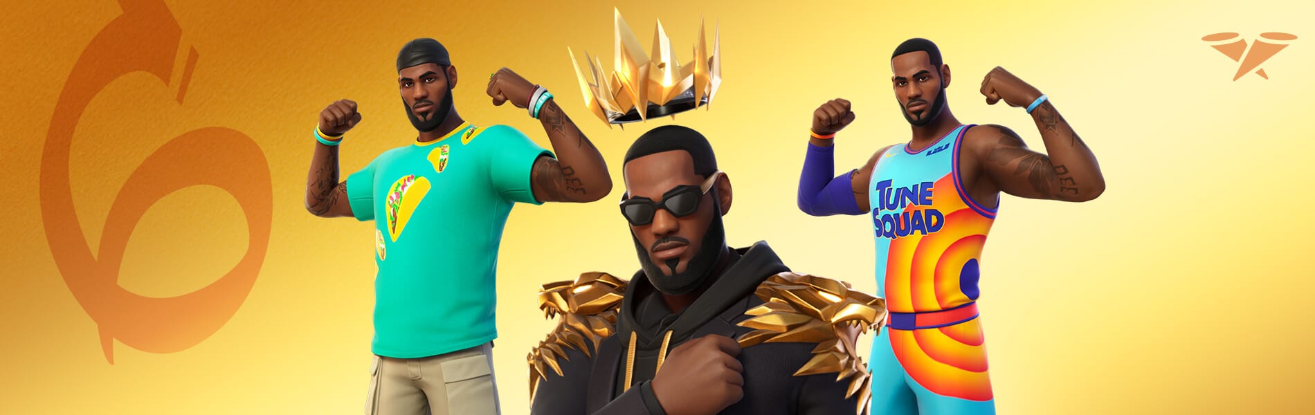 Os skins de LeBron James no Fortnite