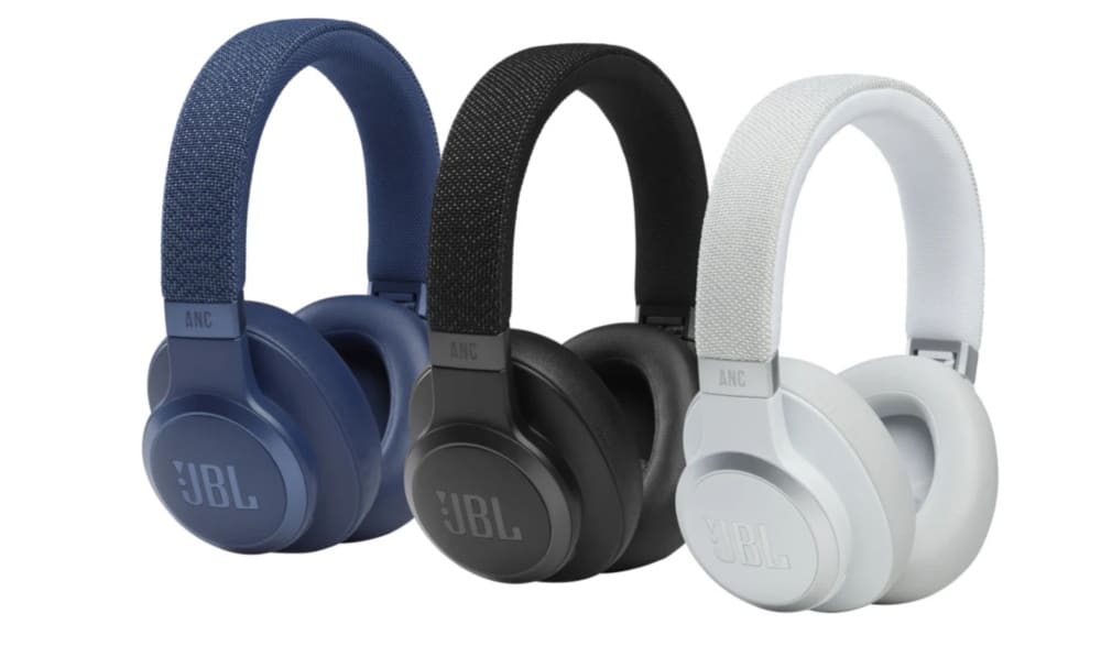 Imagem mostra novos fones de ouvido da JBL