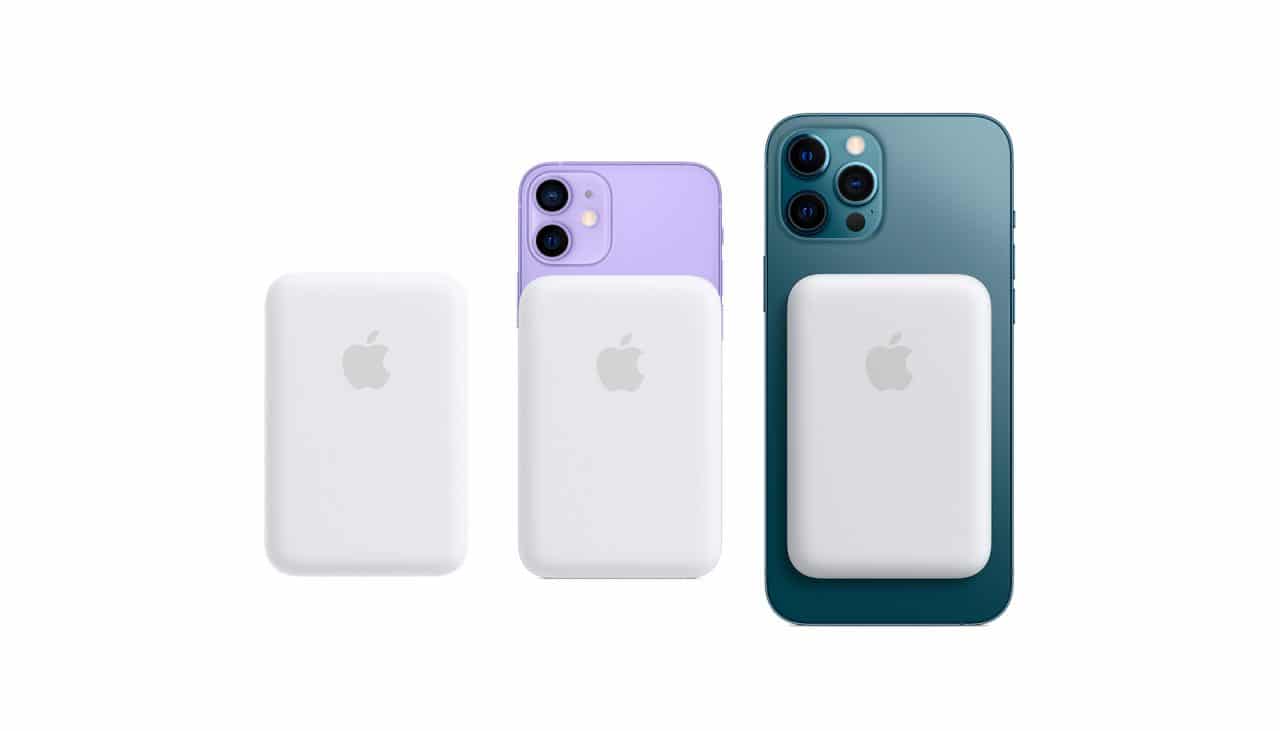 Imagem da bateria MagSafe nos iPhones 12