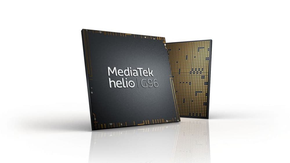 Imagem mostra MediaTek Helio G96, um dos novos processadores da marca