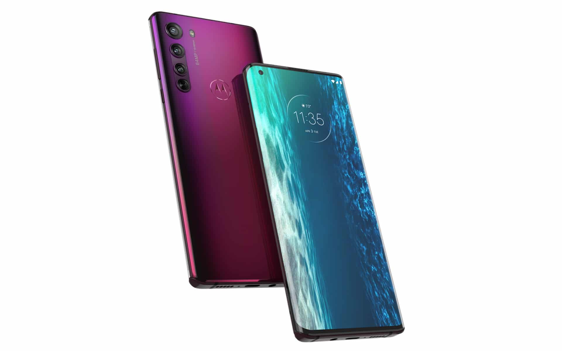 Imagem mostra atual geração do Motorola Edge, enquanto o Motorola Edge 20 não chega