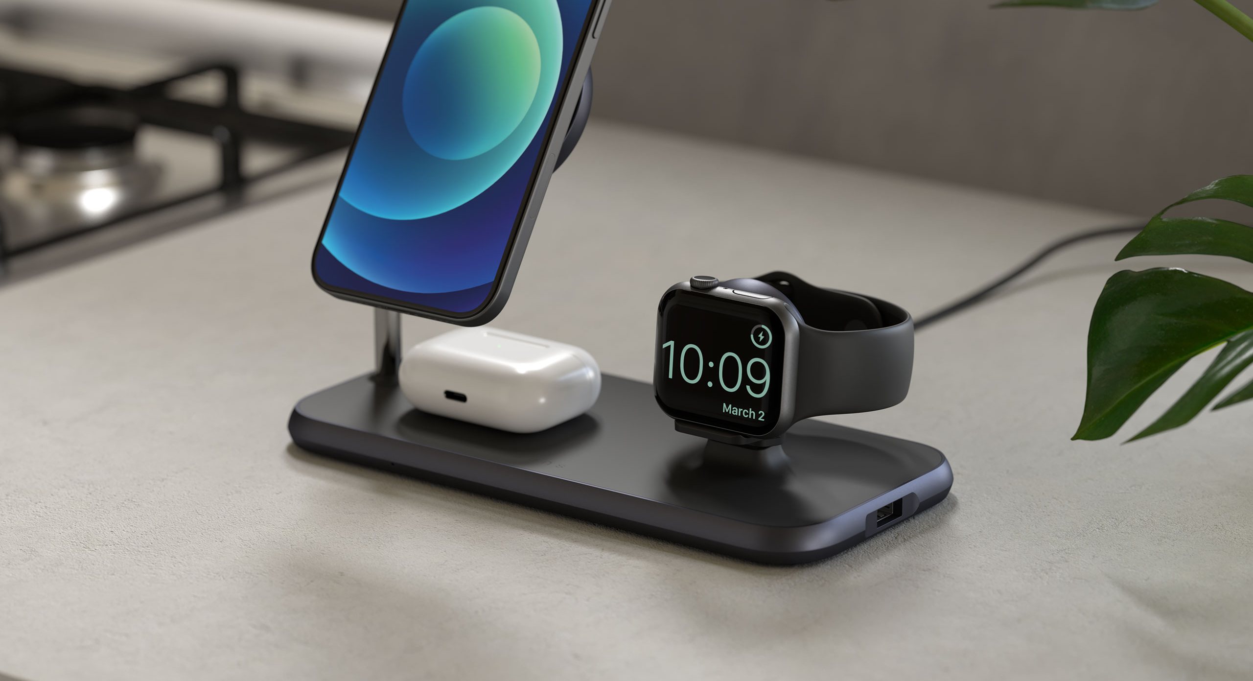 multi carregador da Zens compatível com MagSafe