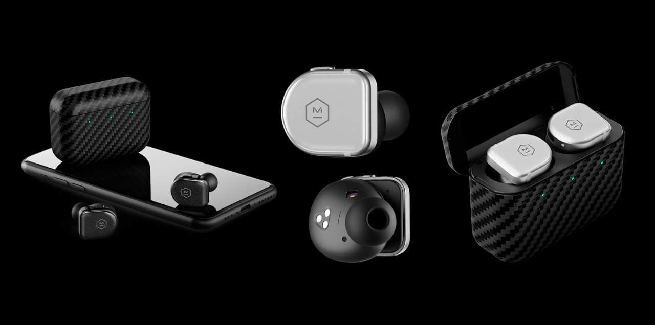 Fones MW08 Sport com o carregador e case
