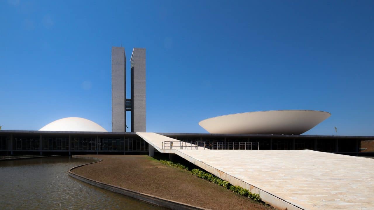 Congresso Nacional, onde fica a Câmara dos Deputados e onde está sendo tratado o projeto de lei sobre fake news