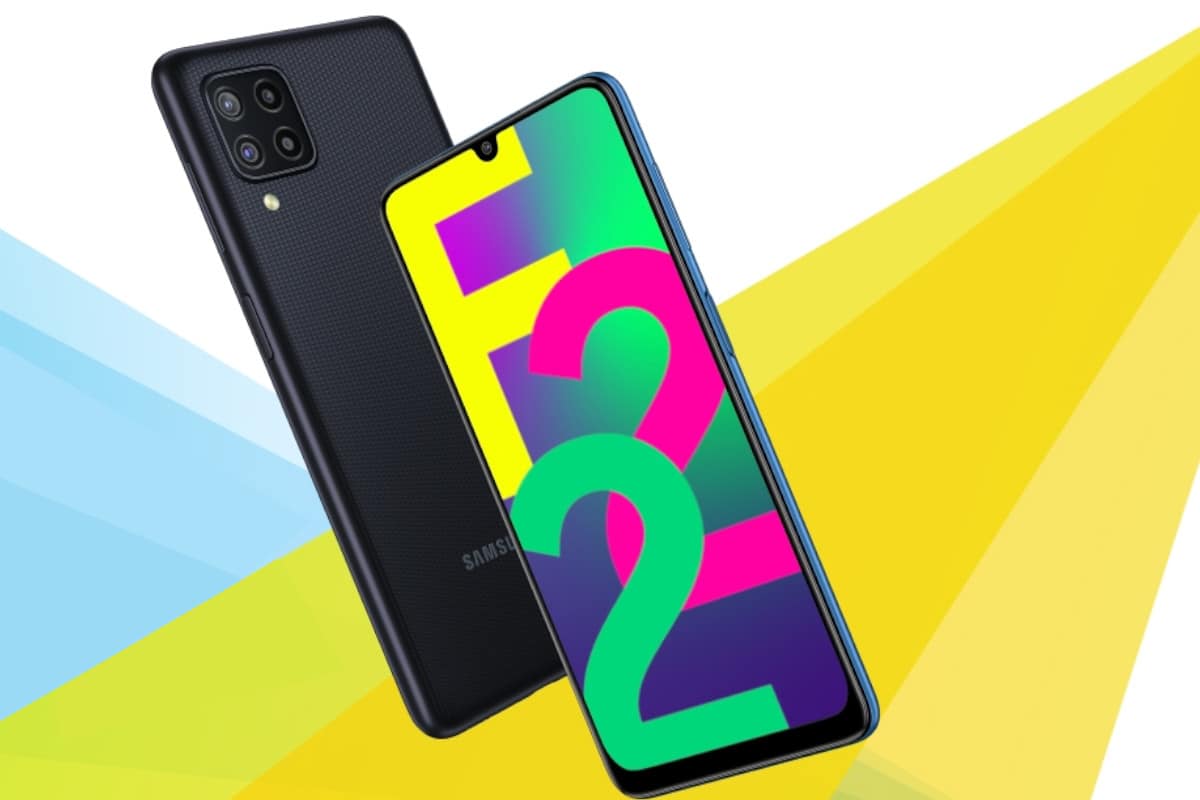 Imagem de divulgação do Galaxy F22