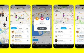 Snapchat lança Meus Lugares no Mapa de Snaps