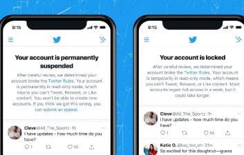 Twitter vai criar banner para avisar se sua conta foi suspensa